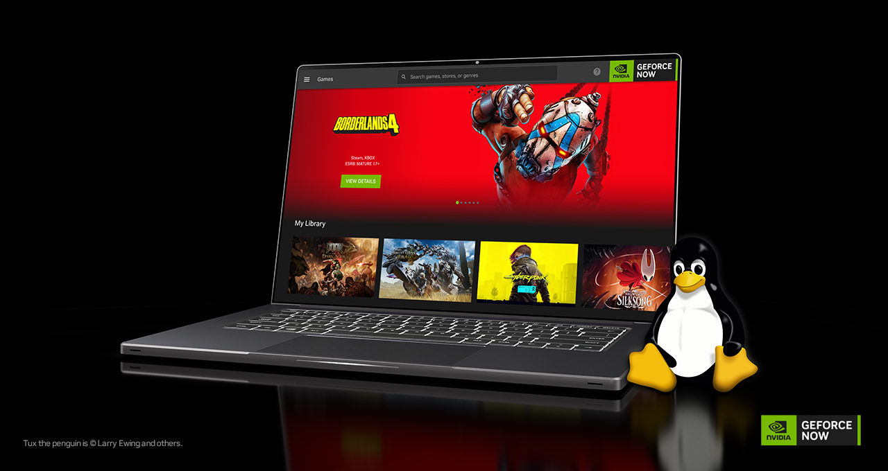 Más formas de jugar y nuevos juegos en GeForce NOW: soporte para Linux, app en Fire TV y controles