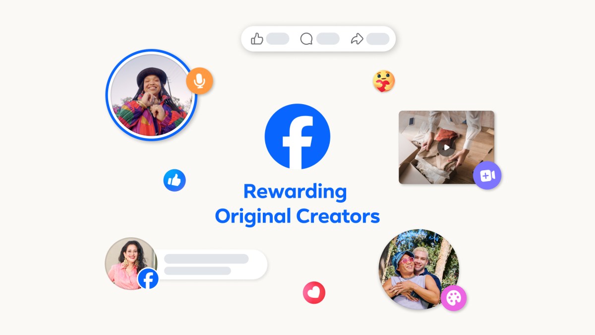 Recompensando a los creadores originales en Facebook