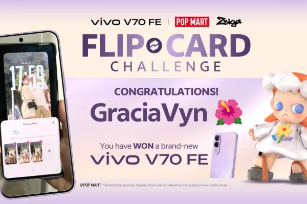 TikTok creator gana un nuevo vivo V70 FE en el desafío #DiversiónEnCadaFlip